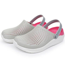 Load image into Gallery viewer, New Sandals Mens Hole Shoes Women Sandals Clogs Unisex Garden Shoes Gray Water Shoes Lightweight Sandals Slip On Summer Beach Pool Shower Shoes