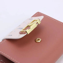 将图片加载到图库查看器,New Short PU Leather Clutch Bags Card Holder Wallet And Small Coin Purse for Women And Girls