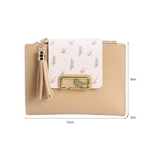 将图片加载到图库查看器,New Short PU Leather Clutch Bags Card Holder Wallet And Small Coin Purse for Women And Girls