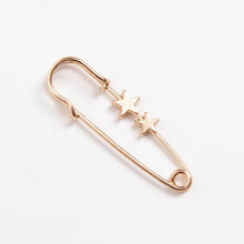 Load image into Gallery viewer, New Simple Trendy Popular Rhinestone Decoration Buckle Lapel Pin Brooches Women Cardigan Coat Sweater Costume Safety Pin Jewelry Brooches and Pins for Women in Multiple Styles Beautiful Safety Pins for Clothing