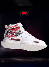 将图片加载到图库查看器,New Sport Mens High Quality Sneakers Breathable Lightweight Red Basketball Luxury Fashion Running Sneakers Non Slip Tennis Sport Athletic Walking Workout Sneakers