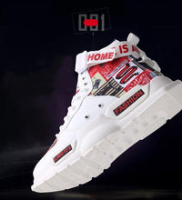 将图片加载到图库查看器,New Sport Mens High Quality Sneakers Breathable Lightweight Red Basketball Luxury Fashion Running Sneakers Non Slip Tennis Sport Athletic Walking Workout Sneakers