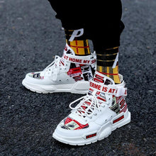 将图片加载到图库查看器,New Sport Mens High Quality Sneakers Breathable Lightweight Red Basketball Luxury Fashion Running Sneakers Non Slip Tennis Sport Athletic Walking Workout Sneakers