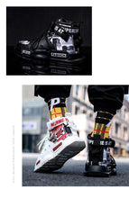 将图片加载到图库查看器,New Sport Mens High Quality Sneakers Breathable Lightweight Red Basketball Luxury Fashion Running Sneakers Non Slip Tennis Sport Athletic Walking Workout Sneakers