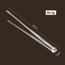 Load image into Gallery viewer, New Stainless Steel Grill Tongs Cooking Utensils For BBQ Baking Silver BBQ Accessories Camping Supplies Kitchen Serving Tongs for Cooking Grilling Baking Bread Salad Buffet Tongs Spatula Metal