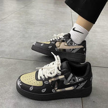 将图片加载到图库查看器,New Street Dance Mens Womens Sneakers Thick-Soled Couple Mens Fashion All-Match Running Casual Walking Sneakers Comfortable Modern Design