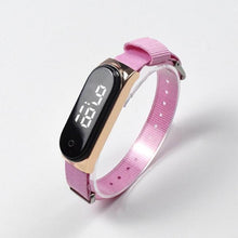 将图片加载到图库查看器,New Student Watch Fashion Woman Watch Touch Electronic Childrens Watch Rectangle Quartz Watch Ultra-Thin Sports Simple Watch Stainless Steel Wrist Watch For Men Women