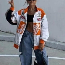 Load image into Gallery viewer, New Stunning Winter Printed Casual Loose Long Sleeve Windbreaker Jacket Trend Hooded Jacket Fashion For Women And Girls