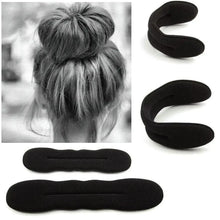 Load image into Gallery viewer, New Style Black Hair Styling Bun Curler Classic Magic Hair Bun Maker Foam Sponge Bun Twist Hair Shaper For Women