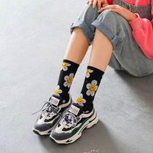 将图片加载到图库查看器,New Style Cartoon Flower Women Socks Kawaii Socks Breathable Spring Autumn Casual Socks Beautiful Girls Socks For Women