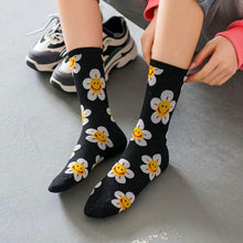 将图片加载到图库查看器,New Style Cartoon Flower Women Socks Kawaii Socks Breathable Spring Autumn Casual Socks Beautiful Girls Socks For Women
