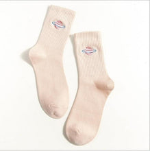 将图片加载到图库查看器,Combed Out Of Pure Cotton Socks Autumn Cute Japanese Harajuku Planet Magic Array Embroidery Long Socks Korean Style Kawaii Girls Socks For Men And Women