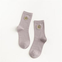 将图片加载到图库查看器,Combed Out Of Pure Cotton Socks Autumn Cute Japanese Harajuku Planet Magic Array Embroidery Long Socks Korean Style Kawaii Girls Socks For Men And Women