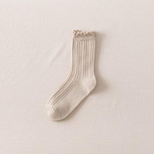 Load image into Gallery viewer, Ruffle Frilly Socks Kawaii Cotton Socks Cute Women Solid Color Warm Winter Running Cycling Climbing Unisex socks For Men And Women