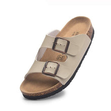 Load image into Gallery viewer, New Summer Beach Slippers Casual Double Buckle Non-slip Clogs Slides Women Slip On Flip Flop Women's Comfort Slides Double Buckle Adjustable EVA Flat Sandals