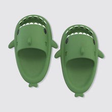 Load image into Gallery viewer, New Summer Slippers Lovely Shark Shape Slides Outdoor Women Shoes Kids Children Flip Flops Lightweight Open Toe Beach Pool Slides Sandals Shark Shower Slipper Toddler Non-Slip Summer Slippers Water Shoes