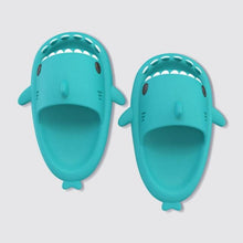 Load image into Gallery viewer, New Summer Slippers Lovely Shark Shape Slides Outdoor Women Shoes Kids Children Flip Flops Lightweight Open Toe Beach Pool Slides Sandals Shark Shower Slipper Toddler Non-Slip Summer Slippers Water Shoes