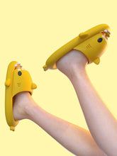 Load image into Gallery viewer, New Summer Slippers Lovely Shark Shape Slides Outdoor Women Shoes Kids Children Flip Flops Lightweight Open Toe Beach Pool Slides Sandals Shark Shower Slipper Toddler Non-Slip Summer Slippers Water Shoes