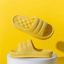 将图片加载到图库查看器,New Thicker EVA Sofa Slides Sole Soft Indoor Slippers Men Women Anti-Slip Sandals Summer Bathroom Platform Shoes Open Toe Soft Slippers Thick Lightweight Non-Slip Shower Bath Cloud Slides Pool Gym House Sandals