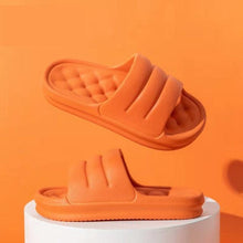 将图片加载到图库查看器,New Thicker EVA Sofa Slides Sole Soft Indoor Slippers Men Women Anti-Slip Sandals Summer Bathroom Platform Shoes Open Toe Soft Slippers Thick Lightweight Non-Slip Shower Bath Cloud Slides Pool Gym House Sandals