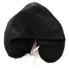 Load image into Gallery viewer, New Travel Hooded U-Shaped Pillow Cushion Car Office Airplane Head Rest Neck Neck Pillow Inflatable Travel Pillow Comfortably Supports The Head Support U-Shaped Luxury Memory Foam Neck Travel Pillow with Hoodie Neck Pillow