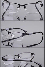 将图片加载到图库查看器,Lightweight Alloy Semi-Rimless Reading Glasses For Men And Women With Quality Half Frame Men Reading Glasses For Men New Retro Eyewear