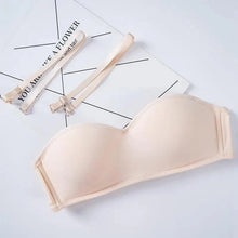 Load image into Gallery viewer, New Trendy Invisible Bras Bralette Underwear Women's Push Up Strapless Bra Wedding Brassiere Underwired Back 1/2 Cup
