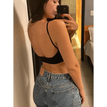Load image into Gallery viewer, New Trendy Open Back Bra Seamless Brassiere, Comfortable Top Women Wire free Low Back Underwear No Pad Unlined Backless Bra