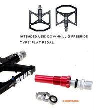 Load image into Gallery viewer, New Ultralight Bicycle Pedals Part Anti-Slip Aluminum Body Road Flat Foot Cycling Sealed 3 Bearing Mountain Bike Pedal Mountain Bike Pedals, Ultra Strong Machined Bicycle Flat Alloy Pedals Non-Slip