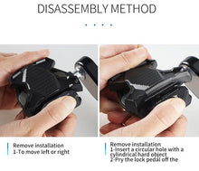 Load image into Gallery viewer, New Upgrade Road Bike Clipless Pedal Platform Adapter Convert For Look System Bicycle Clip Pedal Adaptor Converts Clipless Into Flat Pedals No Cleats Needed Adding Grip And Comfort