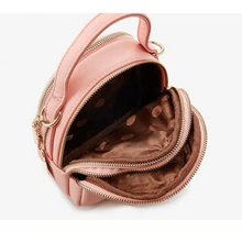 Load image into Gallery viewer, New Versatile Big Capacity 3 Layer Women Backpack Fashionable Small Backpack For Ladies Soft Leather Shoulder Crossbody bag for Female