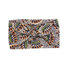 Load image into Gallery viewer, New Vintage African Print Stretch Bandana Head Wrap Long Scarf satin Floral Women Party Turban Headwear Cap Hair Accessories