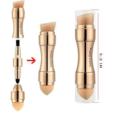 Load image into Gallery viewer, New Vintage Style 4 In 1 Makeup Brushes For Foundation, Eyebrow Shadow, Eyeliner Blush Powder, Brush Cosmetic And Concealer Professional Makeup Brush