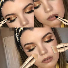 Load image into Gallery viewer, New Vintage Style 4 In 1 Makeup Brushes For Foundation, Eyebrow Shadow, Eyeliner Blush Powder, Brush Cosmetic And Concealer Professional Makeup Brush