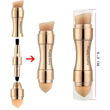 Load image into Gallery viewer, New Vintage Style 4 In 1 Makeup Brushes For Foundation, Eyebrow Shadow, Eyeliner Blush Powder, Brush Cosmetic And Concealer Professional Makeup Brush