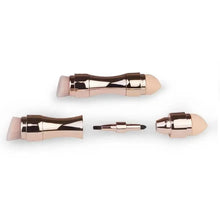 Load image into Gallery viewer, New Vintage Style 4 In 1 Makeup Brushes For Foundation, Eyebrow Shadow, Eyeliner Blush Powder, Brush Cosmetic And Concealer Professional Makeup Brush