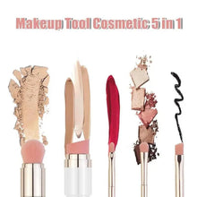 Load image into Gallery viewer, New Vintage Style 4 In 1 Makeup Brushes For Foundation, Eyebrow Shadow, Eyeliner Blush Powder, Brush Cosmetic And Concealer Professional Makeup Brush