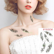 Load image into Gallery viewer, New Waterproof Temporary Sticker Tattoo Flame Heart Star Element Body Art Cute Small Tattoos For Kids Womens