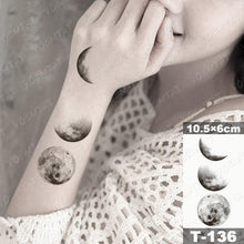Load image into Gallery viewer, New Waterproof Temporary Tattoo Sticker Deer Animal Flash Tatoo Black Line Body Art Small Decorative Design For Womens Boys