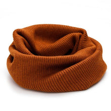 Load image into Gallery viewer, New Winter Autumn Solid Color Soft Cashmere Knit Ring Scarves Neck Warmer Elastic Neck Gaiter Head Wrap Headwear Comfort Collar Female Winter One Loop Scarf For Women