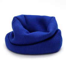 Load image into Gallery viewer, New Winter Autumn Solid Color Soft Cashmere Knit Ring Scarves Neck Warmer Elastic Neck Gaiter Head Wrap Headwear Comfort Collar Female Winter One Loop Scarf For Women