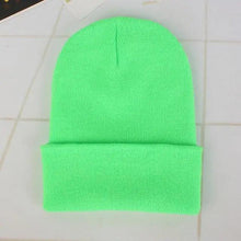 Load image into Gallery viewer, New Winter Hats for Women Men Beanies Knitted Solid Cool Hat Girls Autumn Female Beanie Warm Bonnet Casual Cap For Winter Knitted Autumn Winter Cap Warm Elastic Winter Women and Men Hat
