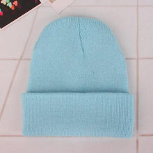 Load image into Gallery viewer, New Winter Hats for Women Men Beanies Knitted Solid Cool Hat Girls Autumn Female Beanie Warm Bonnet Casual Cap For Winter Knitted Autumn Winter Cap Warm Elastic Winter Women and Men Hat