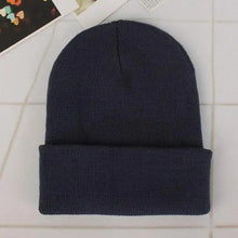 Load image into Gallery viewer, New Winter Hats for Women Men Beanies Knitted Solid Cool Hat Girls Autumn Female Beanie Warm Bonnet Casual Cap For Winter Knitted Autumn Winter Cap Warm Elastic Winter Women and Men Hat