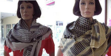 将图片加载到图库查看器,New Winter Women Men Windproof Warmer Military Scarf Muslim Hijab Unisex Scarves Tassel Desert Arab Keffiyeh Shawl Scarf Military Shemagh Tactical Desert Keffiyeh Head Neck Scarf Arab Wrap with Tassel