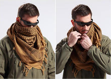 将图片加载到图库查看器,New Winter Women Men Windproof Warmer Military Scarf Muslim Hijab Unisex Scarves Tassel Desert Arab Keffiyeh Shawl Scarf Military Shemagh Tactical Desert Keffiyeh Head Neck Scarf Arab Wrap with Tassel
