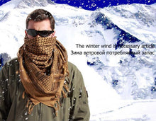 将图片加载到图库查看器,New Winter Women Men Windproof Warmer Military Scarf Muslim Hijab Unisex Scarves Tassel Desert Arab Keffiyeh Shawl Scarf Military Shemagh Tactical Desert Keffiyeh Head Neck Scarf Arab Wrap with Tassel