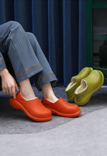 将图片加载到图库查看器,New Winter Women Slipper Soft Bottom Plush Home Shoes Slippers Indoor Waterproof Non-Slip Memory Foam Comfy Fluffy Fur Memory Foam Boots House Shoes Thick Sole 6cm