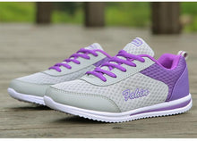 Load image into Gallery viewer, New Womans Purple Casual Sneakers Breathable Women Shoes Mesh Women Chunky Sneakers Walking Running Tennis Gym Shoes For Women Non Slip Sneakers