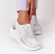 Load image into Gallery viewer, New Women Casual Shoes Height Increasing Sport Elegant Shoes Air Cushion Comfortable Sneakers Women's Vulcanize Shoes Sports Breathable Sneakers